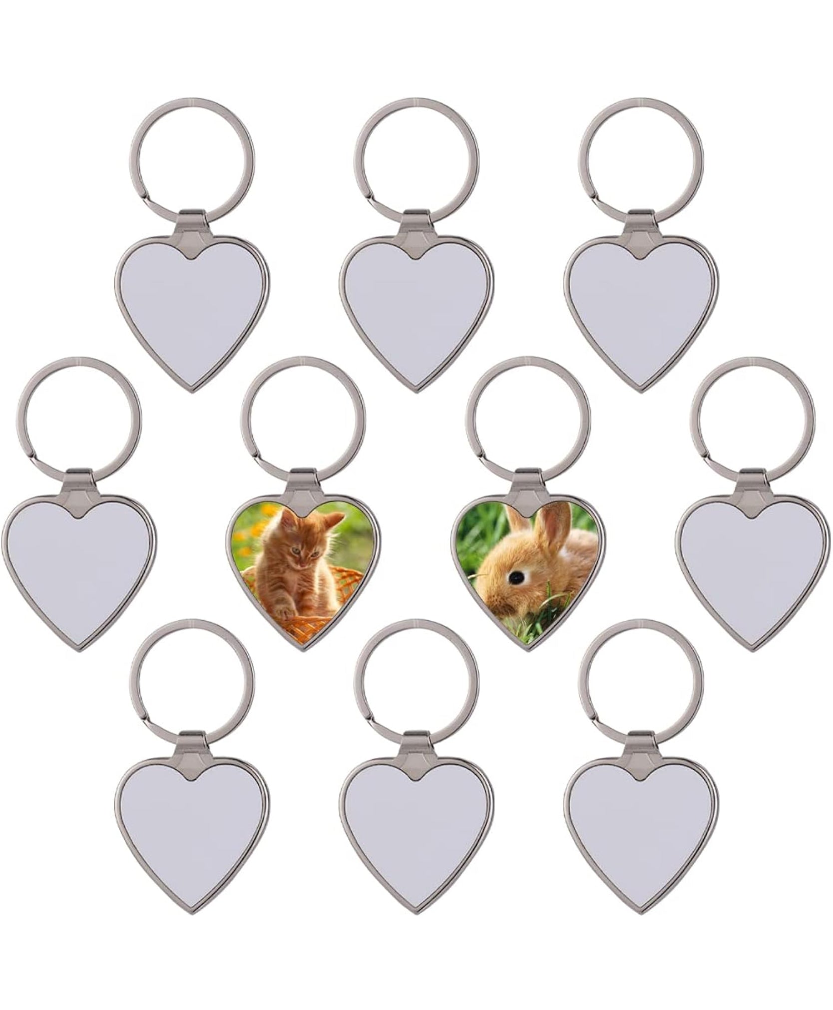 Double Sided Picture Keychain